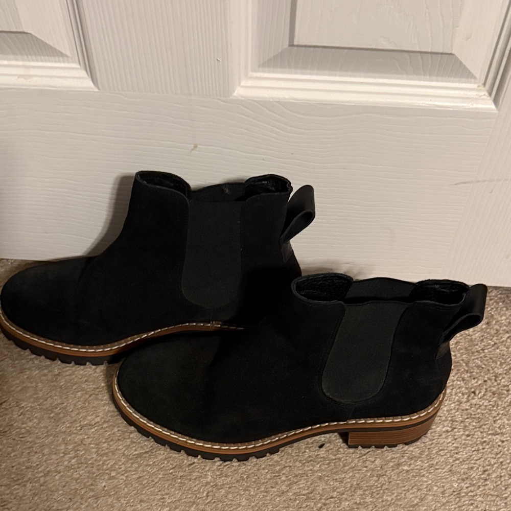 Black Suede Ankle Boots